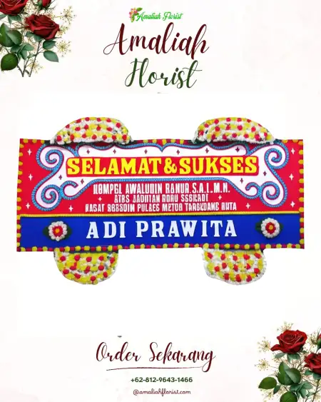 Papan Bunga Ucapan Selamat Srikandang